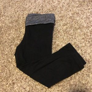 Aerie Cropped Foldover Leggings
